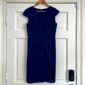 JCrew Navy, Gathered-Waist Dress
